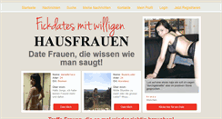 Desktop Screenshot of hausfrauen-kontakte-xxl.com