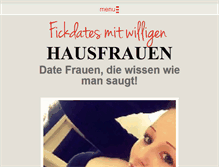 Tablet Screenshot of hausfrauen-kontakte-xxl.com